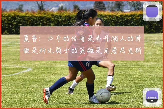 夏普：公牛的传奇是乔丹湖人的骄傲是科比骑士的英雄是老詹尼克斯的希望是布伦森